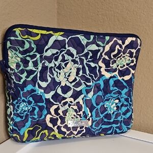 Vera Bradley Katalina Blues Blue and Green Floral Tablet Sleeve